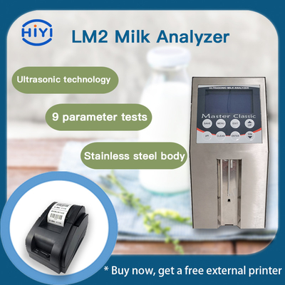 LM2 Testy mleka dla różnych parametrów białko laktoza tłuszcz szybki test w pełni automatyczne czyszczenie