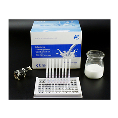 Pasek testowy Beta-Lactam + Tetracycline Combo 7-10 minut szybkiego wykrywania dwóch rodzajów pozostałości antybiotyków w mleku i nabiału